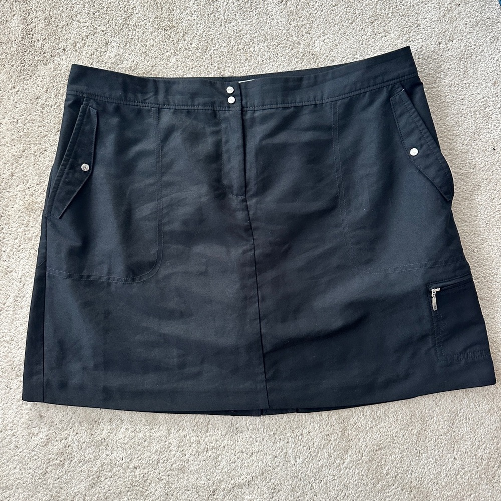 Izod Black Ladies Skirt